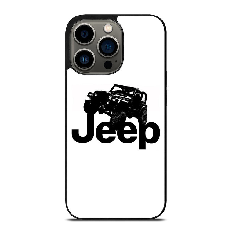 JEEP BLACK LOGO iPhone 13 Pro Case Cover