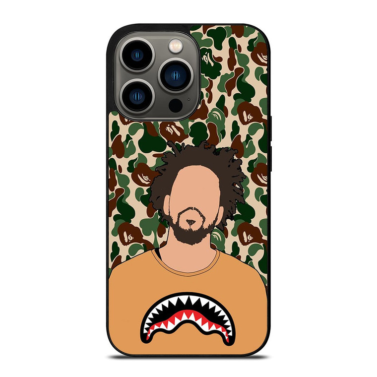 J COLE BAPE PAINT iPhone 13 Pro Case Cover