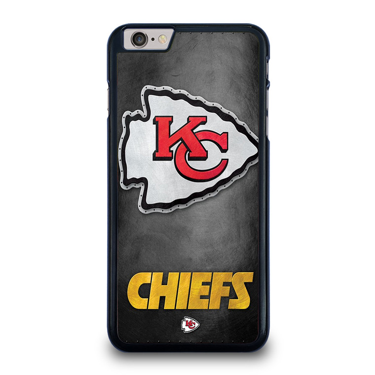 KANSAS CITY CHIEFS METAL LOGO iPhone 6 / 6S Plus Case Cover