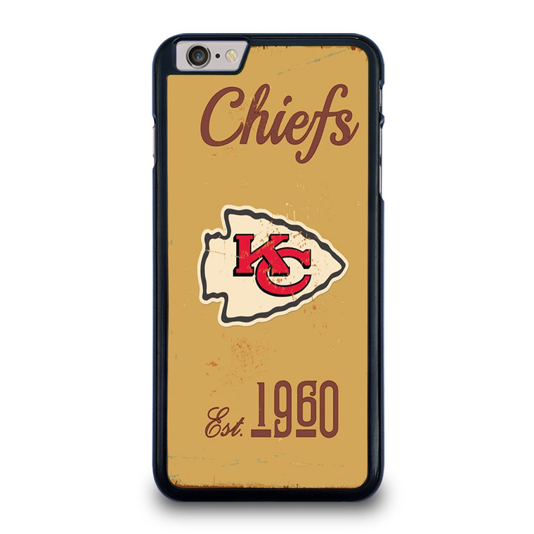KANSAS CITY CHIEFS RUSTY LOGO iPhone 6 / 6S Plus Case Cover