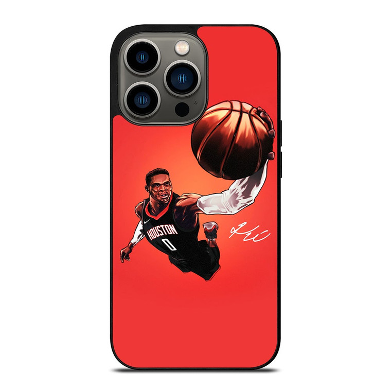 HOUSTON ROCKETS RUSSELL WESTBROOK iPhone 13 Pro Case Cover
