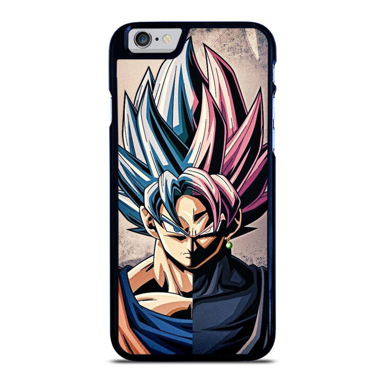 DRAGON BALL GOKU AND BLACK GOKU FACE iPhone 6 / 6S Case Cover