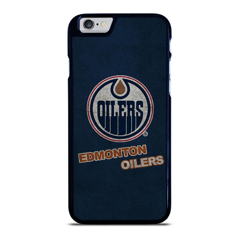 EDMONTON OILERS LOGO BLUE SUEDE iPhone 6 / 6S Case Cover