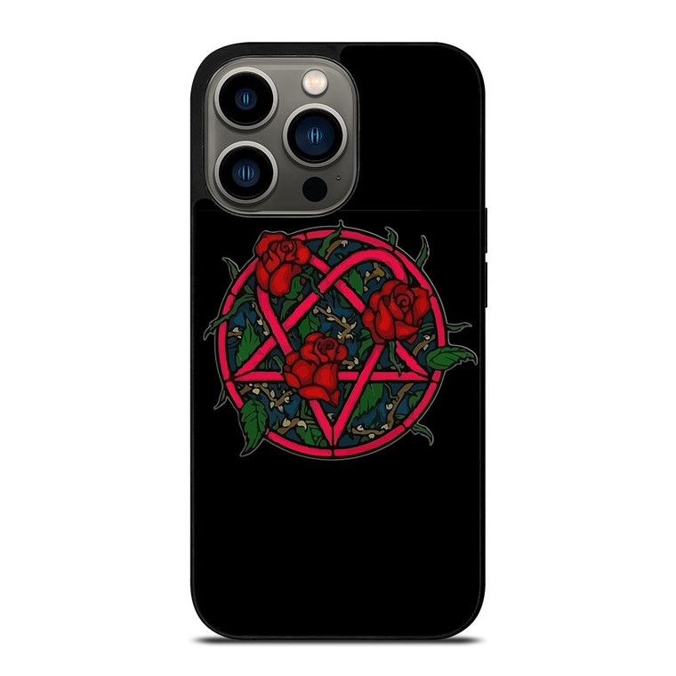 HIM BAND HEARTAGRAM FLOWER iPhone 13 Pro Case Cover