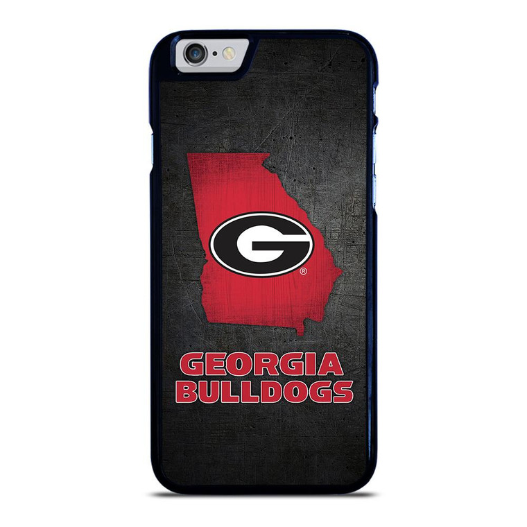 GEORGIA BULLDOGS SYMBOL METAL iPhone 6 / 6S Case Cover