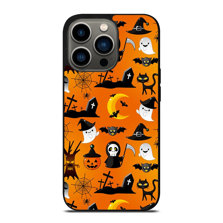 HAPPY HALLOWEEN CARTOON PATERN iPhone 13 Pro Case Cover