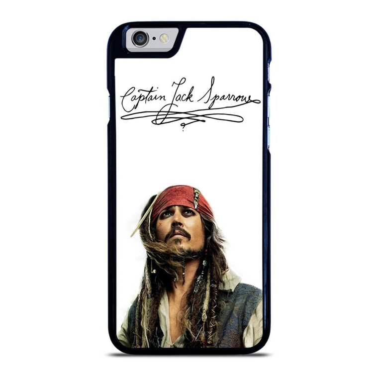 JACK SPARROW SIGNATURE PIRATES OF THE CARIBBEAN  iPhone 6 / 6S Case Cover