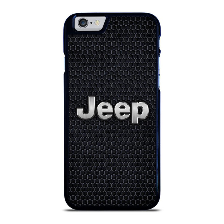 JEEP BLACK METAL LOGO iPhone 6 / 6S Case Cover