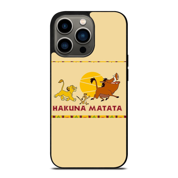 HAKUNA MATATA LION KING iPhone 13 Pro Case Cover