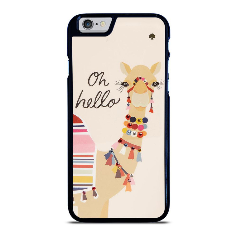 KATE SPADE CAMEL OH HELLO iPhone 6 / 6S Case Cover