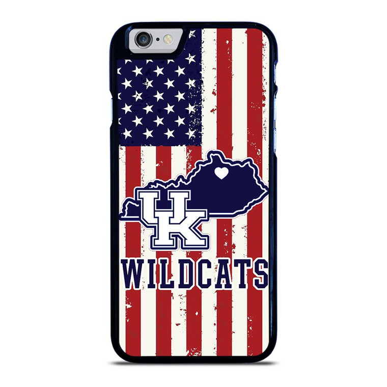 KENTUCKY WILDCATS AMERICAN FLAG iPhone 6 / 6S Case Cover