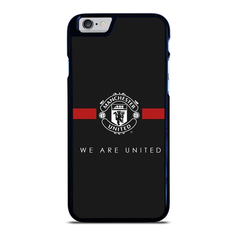 MANCHESTER UNITED BLACK iPhone 6 / 6S Case Cover