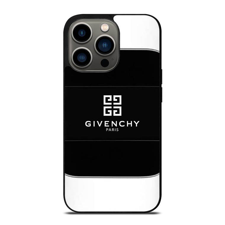GIVENCHY PARIS BLACK LOGO iPhone 13 Pro Case Cover