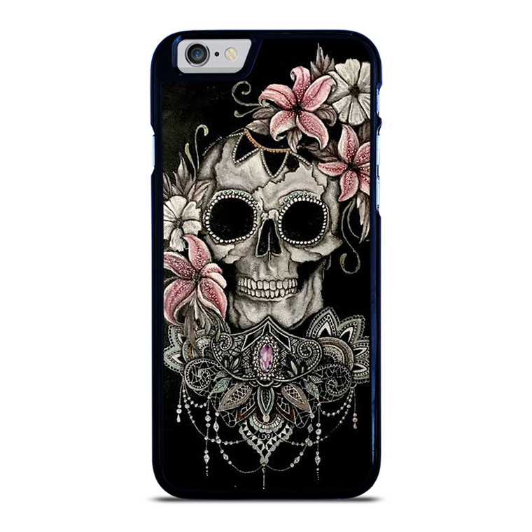 SUGAR SKULL FLOWER iPhone 6 / 6S Case Cover