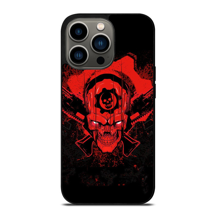GEARS OF WAR  SKULL LOGO iPhone 13 Pro Case Cover