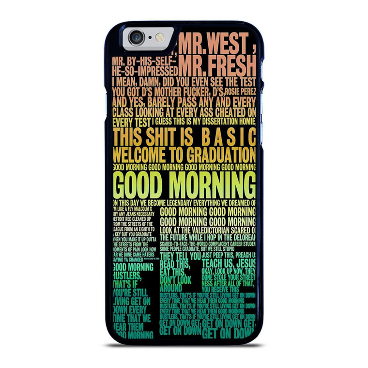 KANYE WEST RAPPER LYRICS iPhone 6 / 6S case iPhone 6 / 6S Case Cover