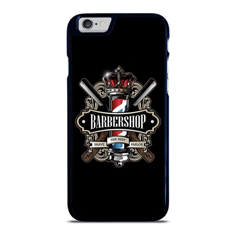 BARBERSHOP POLE HAIR CUT LOGO iPhone 6 / 6S Case Cover