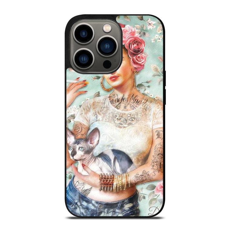 FRIDA KAHLO TATTOO iPhone 13 Pro Case Cover