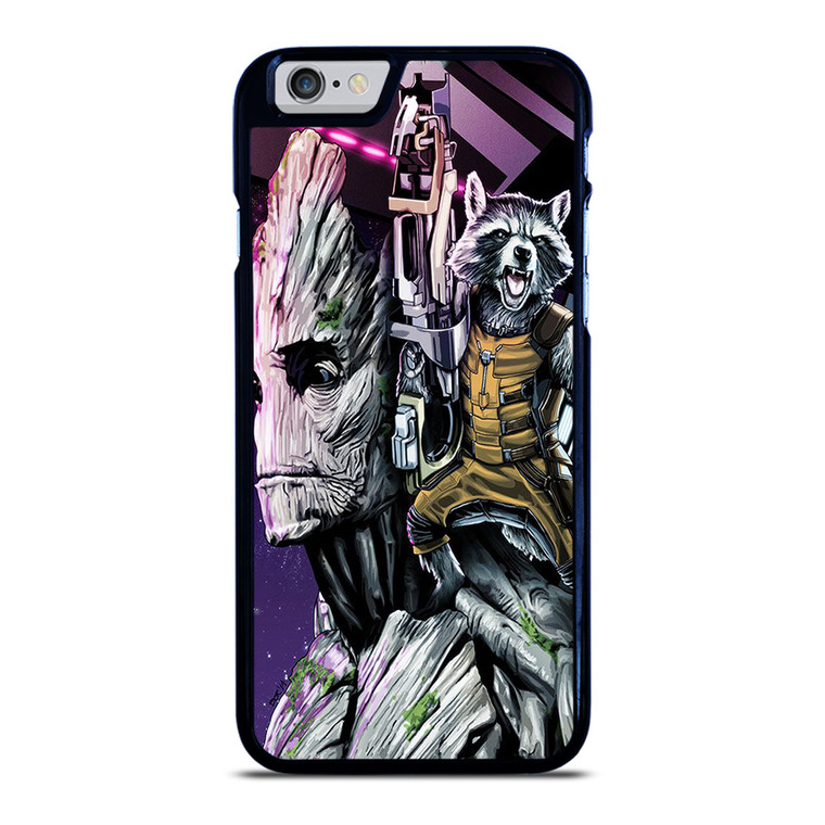 ROCKET RACCOON AND GROOT MARVEL iPhone 6 / 6S Case Cover