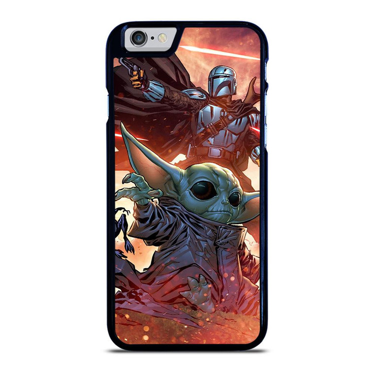 BABY YODA AND THE MANDALORIAN STAR WARS iPhone 6 / 6S Case Cover