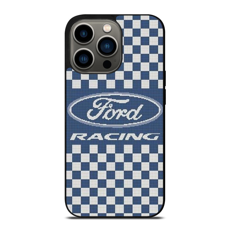 FORD RACING PATTERN iPhone 13 Pro Case Cover