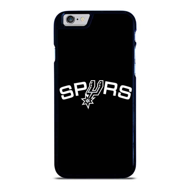 SAN ANTONIO SPURS LOGO BLACK iPhone 6 / 6S Case Cover