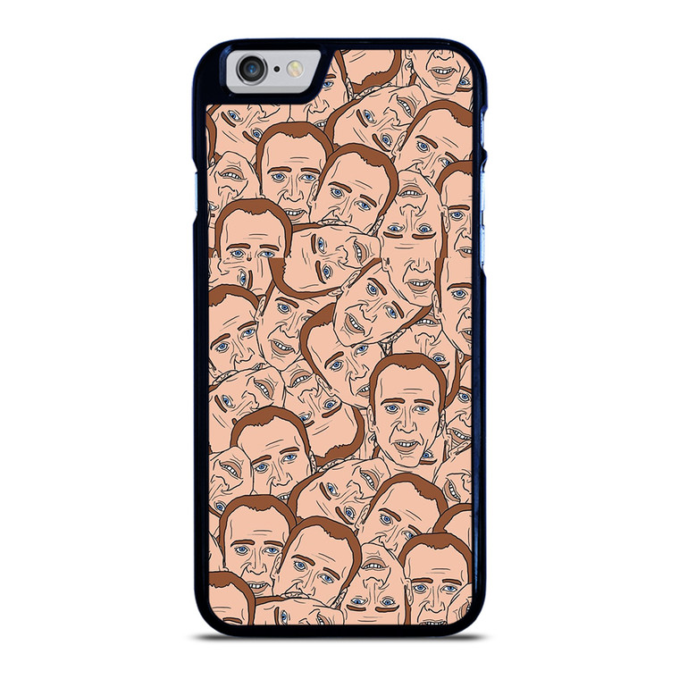 NICOLAS CAGE CARTOON COLLAGE iPhone 6 / 6S Case Cover