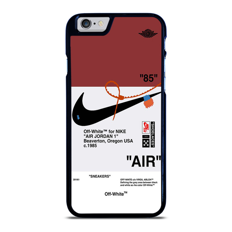 OFF WHITE NIKE AIR JORDAN SNEAKERS iPhone 6 / 6S Case Cover