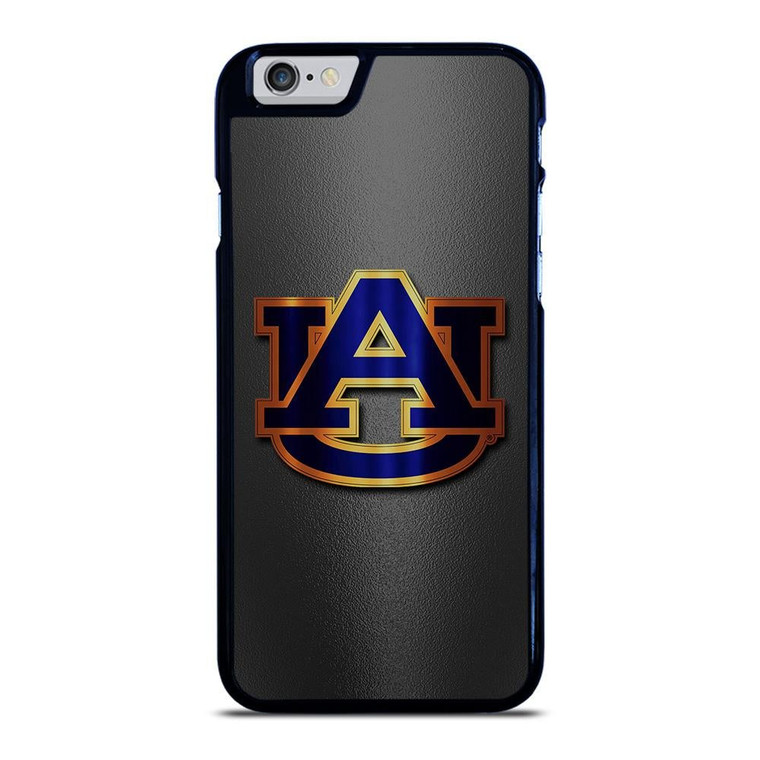 AUBURN TIGERS FOOTBALL LOGO METAL iPhone 6 / 6S Case Cover