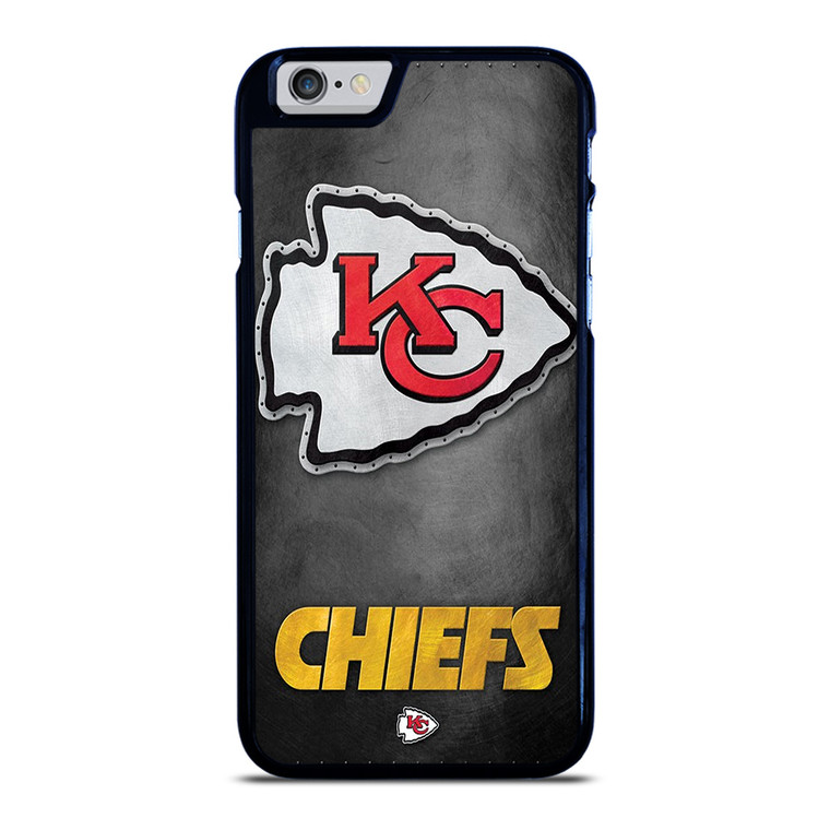 KANSAS CITY CHIEFS METAL LOGO iPhone 6 / 6S Case Cover