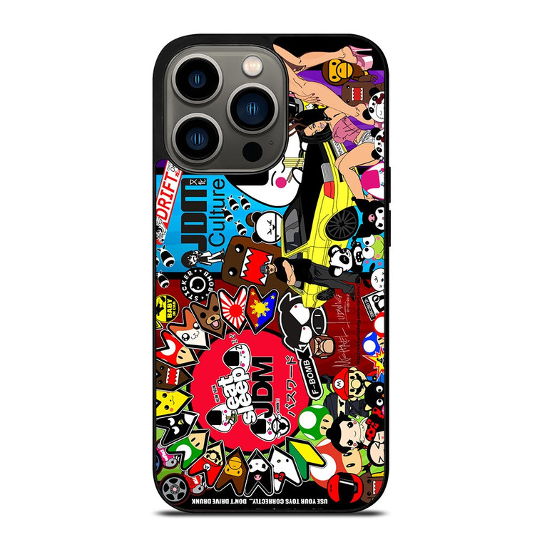 EAT SLEEP JDM COLLAGE iPhone 13 Pro Case Cover