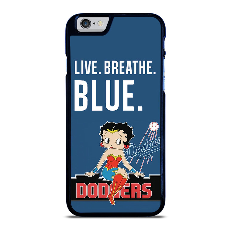 LOS ANGELES BETTY BOOP DODGERS iPhone 6 / 6S Case Cover