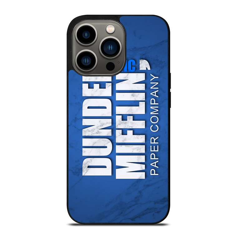 DUNDER MIFFLIN LOGO MARBLE iPhone 13 Pro Case Cover