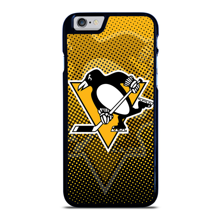 PITTSBURGH PENGUINS NHL HALFTONE iPhone 6 / 6S Case Cover