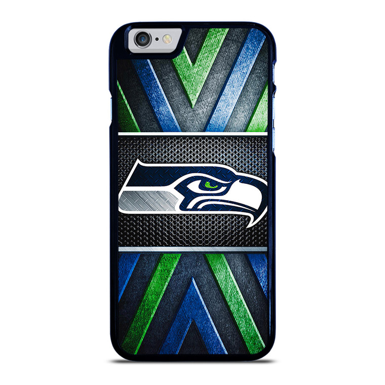 SEATTLE SEAHAWKS METAL LOGO iPhone 6 / 6S Case Cover