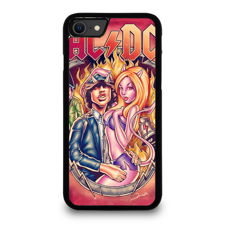 ACDC ROCK BAND iPhone SE 2020 Case Cover