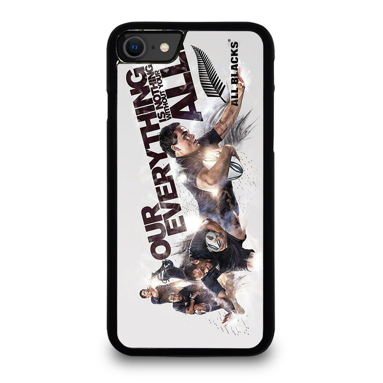 ALL BLACKS NEW ZEALAND RUGBY TEAM iPhone SE 2020 Case Cover