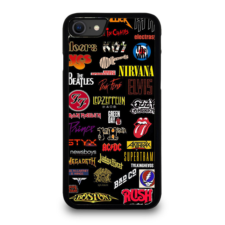 ALL CLASSIC ROCK BAND REVOLUTION LOGO iPhone SE 2020 Case Cover