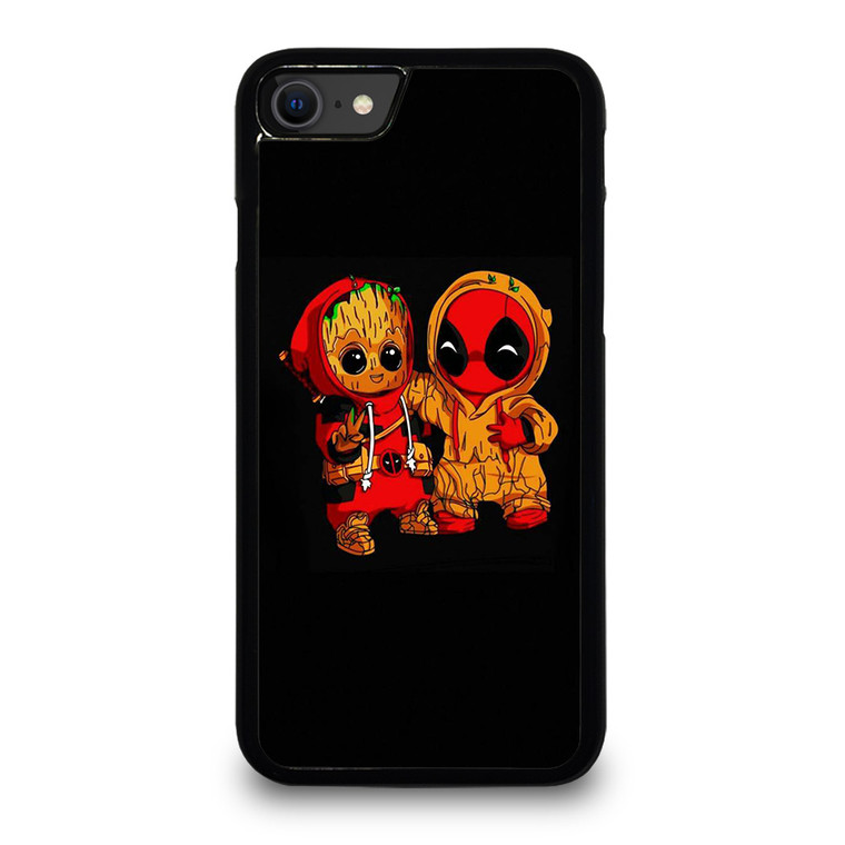 BABY DEADPOOL AND GROOOT iPhone SE 2020 Case Cover