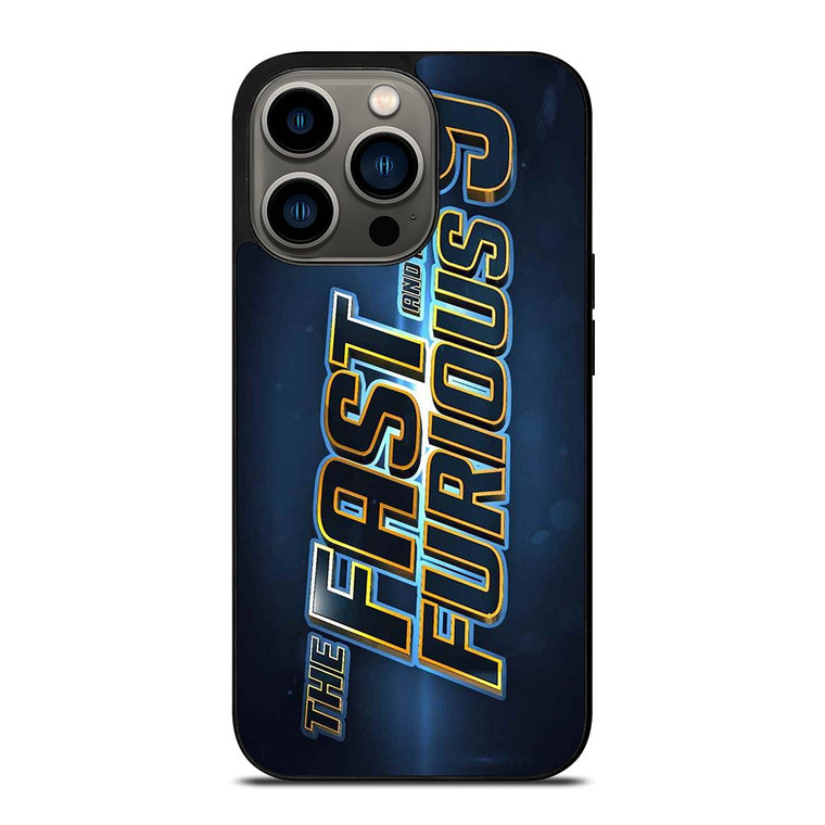 DOM FAST AND FURIOUS 9 LOGO iPhone 13 Pro Case Cover