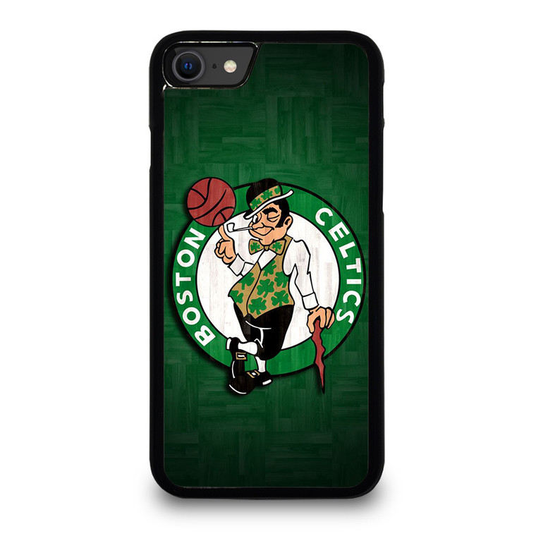 BOSTON CELTICS WOODEN LOGO iPhone SE 2020 Case Cover