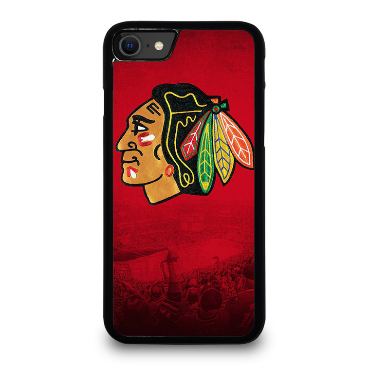 CHICAGO BLACKHAWKS NHL ICON iPhone SE 2020 Case Cover