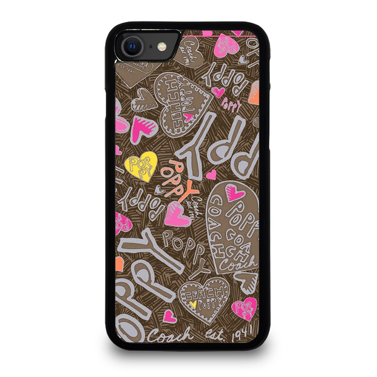 COACH NEW YORK NEW POOPY iPhone SE 2020 Case Cover COACH NEW YORK NEW POOPY iPhone SE 2020 Case Cover