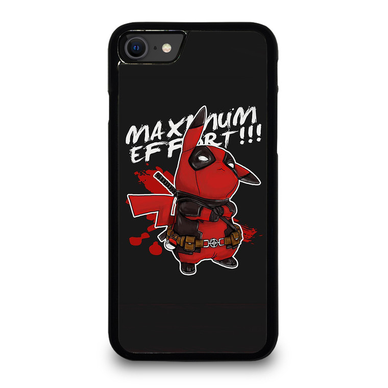DEADPOOL POKEMON PIKACHU ART iPhone SE 2020 Case Cover