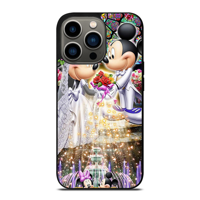 DISNEY MICKEY AND MINI MOUSE Wedding iPhone 13 Pro Case Cover