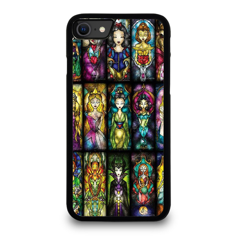 DISNEY PRINCESS STAINED GLASS iPhone SE 2020 Case Cover