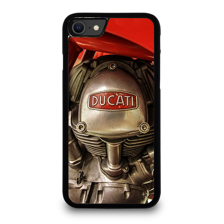 DUCATI ENGINE LOGO RETRO iPhone SE 2020 Case Cover