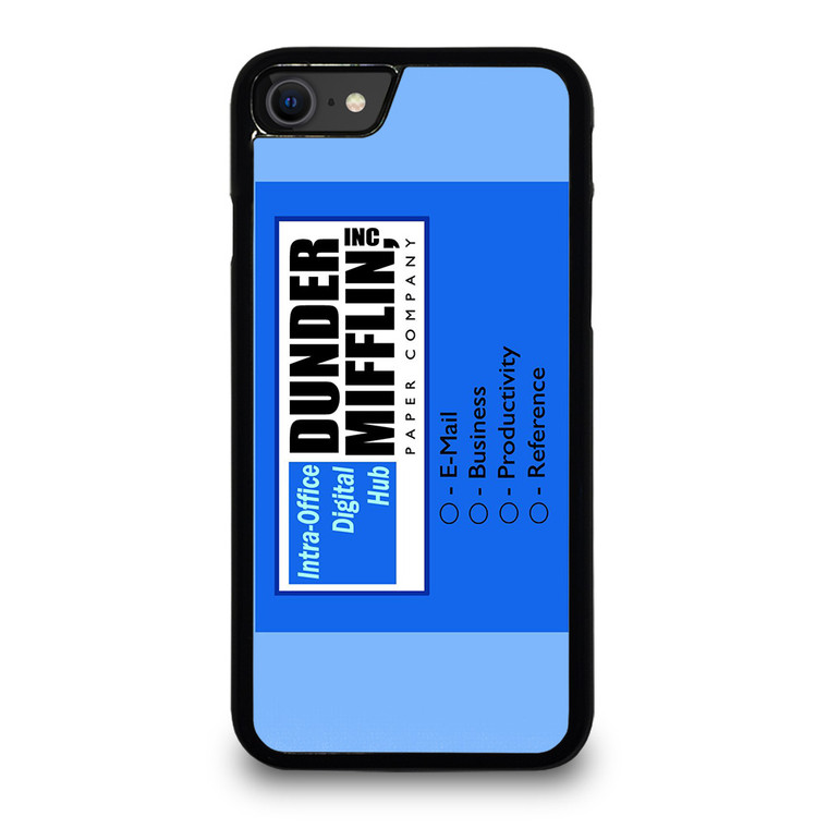 DUNDER MIFFLIN INTRA OFFICE DIGITAL HUB LOGO iPhone SE 2020 Case Cover