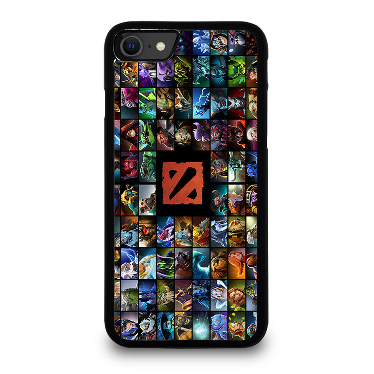 HEROES DOTA 2 COLLAGE iPhone SE 2020 Case Cover