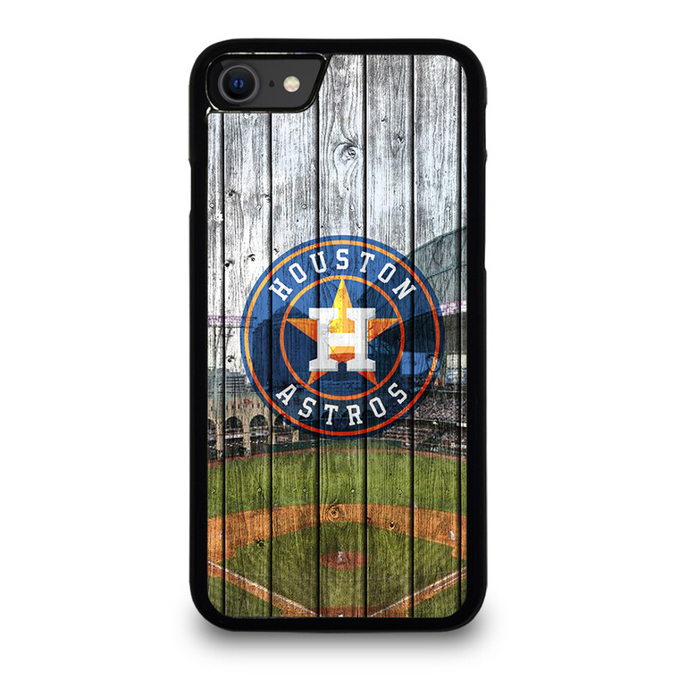 HOUSTON ASTROS WOODEN LOGO iPhone SE 2020 Case Cover